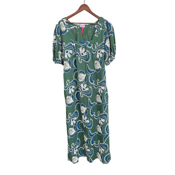 Never A Wallflower Square Neck Maxi Dress in Crewel Work New With Tags XXL - Picture 3 of 11